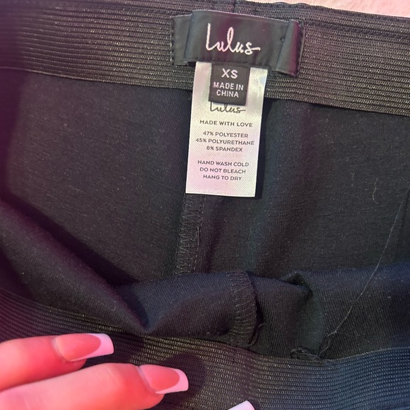 LULUS Leather Pant - Picture 3 of 4